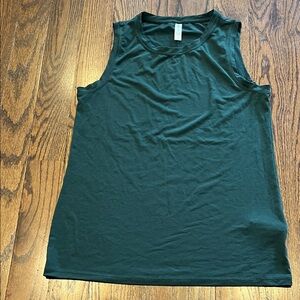 Athleta Forest Green Crew Neck Tank Small